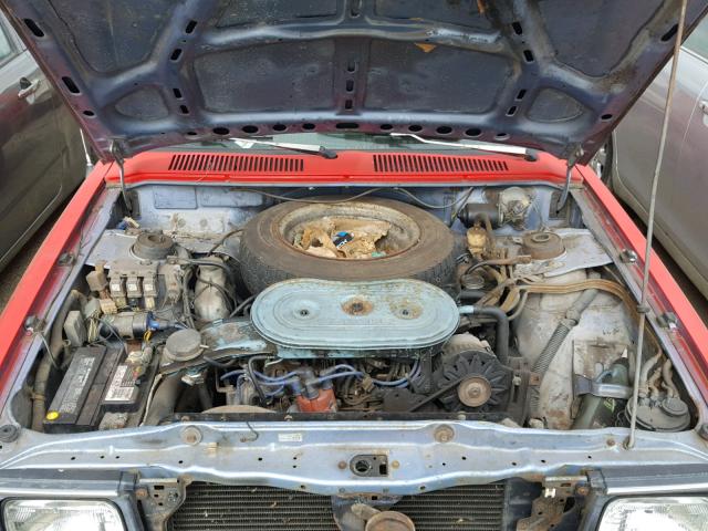 JF2AM52B2ED474232 - 1984 SUBARU DL 4WD RED photo 7