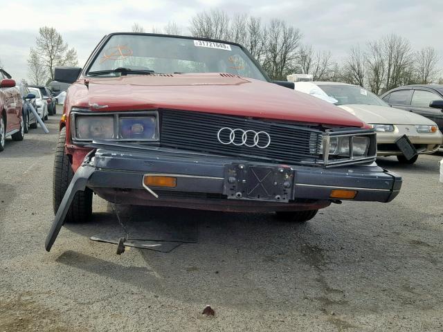 WAUFA0814CA044177 - 1982 AUDI 4000 CUSTO RED photo 9