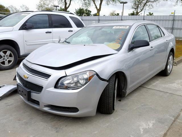 1G1ZB5E11BF204119 - 2011 CHEVROLET MALIBU LS SILVER photo 2