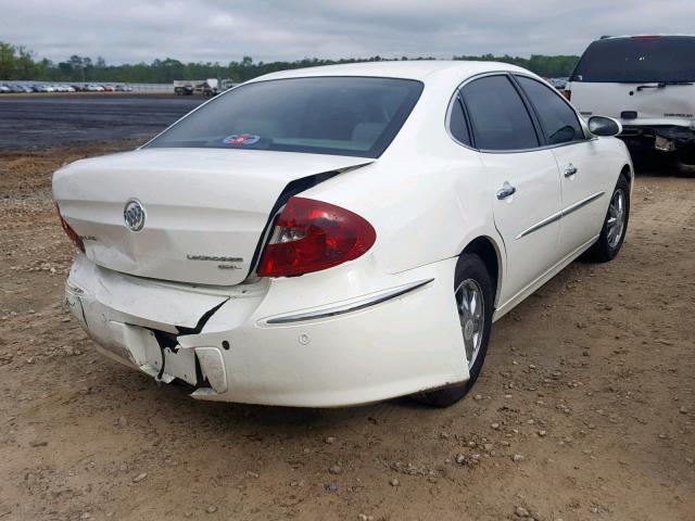 2G4WD562551232704 - 2005 BUICK LACROSSE C WHITE photo 4