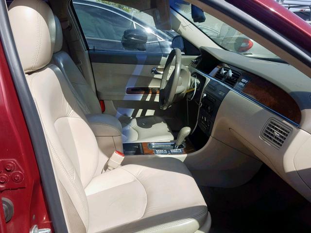 2G4WD582261213087 - 2006 BUICK LACROSSE C BURGUNDY photo 5