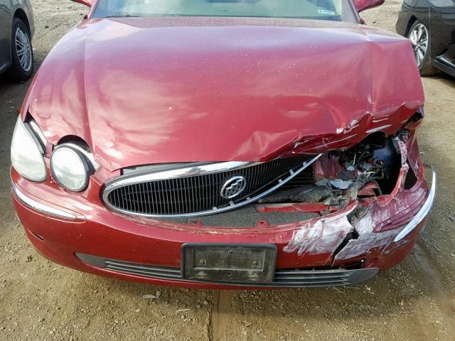 2G4WD582261213087 - 2006 BUICK LACROSSE C BURGUNDY photo 7