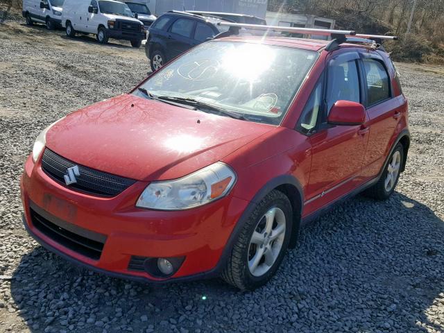 JS2YB417596201358 - 2009 SUZUKI SX4 TOURIN RED photo 2