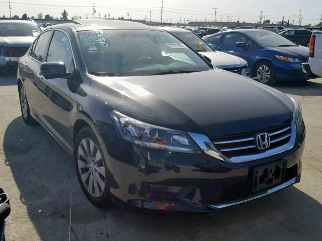 1HGCR2F85EA153116 - 2014 HONDA ACCORD EXL BLACK photo 1