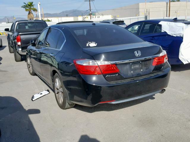 1HGCR2F85EA153116 - 2014 HONDA ACCORD EXL BLACK photo 3