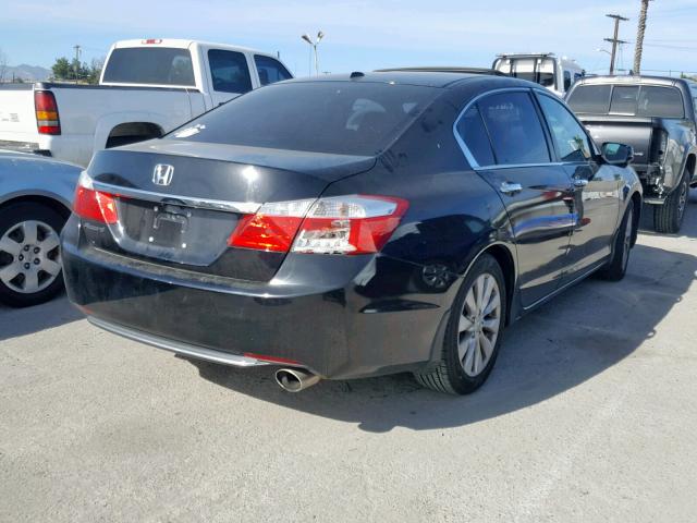 1HGCR2F85EA153116 - 2014 HONDA ACCORD EXL BLACK photo 4