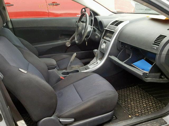 JTKDE167X80247107 - 2008 TOYOTA SCION TC SILVER photo 5
