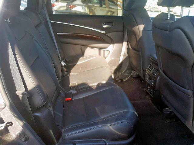 5FRYD4H79HB028861 - 2017 ACURA MDX TECHNO GRAY photo 6