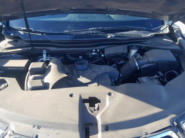 5FRYD4H79HB028861 - 2017 ACURA MDX TECHNO GRAY photo 7