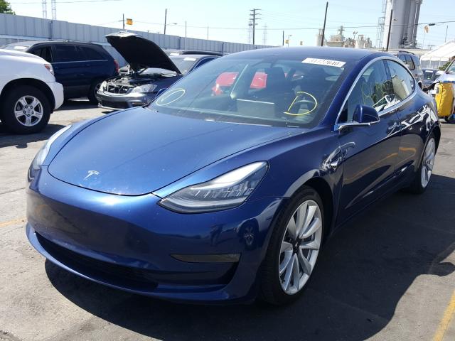 5YJ3E1EA7JF044635 - 2018 TESLA MODEL 3  photo 2