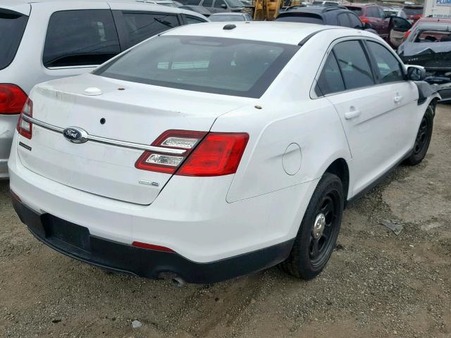 1FAHP2MK3GG154893 - 2016 FORD TAURUS POL WHITE photo 4