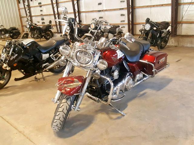 1HD1FB414AB640279 - 2010 HARLEY-DAVIDSON FLHR RED photo 2