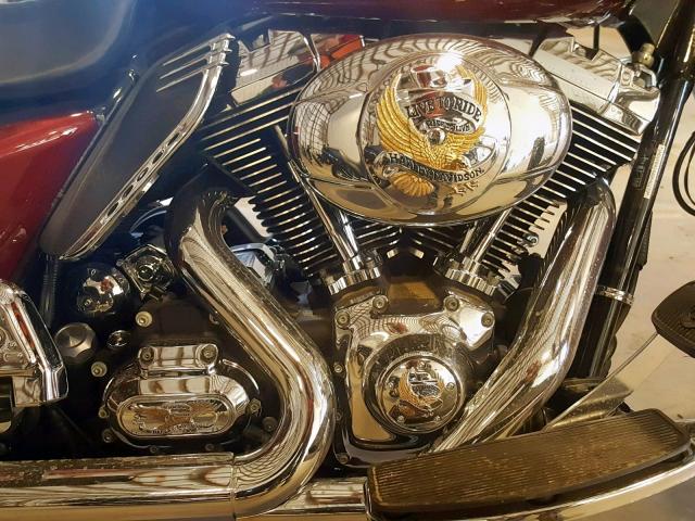 1HD1FB414AB640279 - 2010 HARLEY-DAVIDSON FLHR RED photo 7