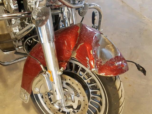 1HD1FB414AB640279 - 2010 HARLEY-DAVIDSON FLHR RED photo 9