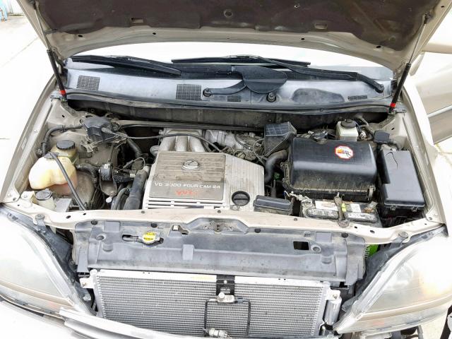 JT6HF10U9Y0141758 - 2000 LEXUS RX 300 GOLD photo 7