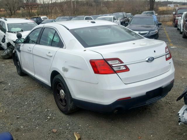 1FAHP2MKXGF149141 - 2016 FORD TAURUS POL WHITE photo 3