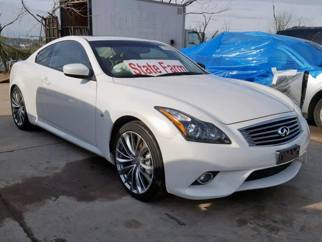 JN1CV6EK7EM111286 - 2014 INFINITI Q60 JOURNE WHITE photo 1