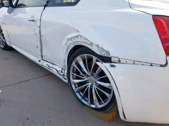 JN1CV6EK7EM111286 - 2014 INFINITI Q60 JOURNE WHITE photo 9