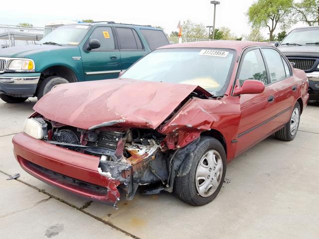 1NXBB02E6TZ397587 - 1996 TOYOTA COROLLA DX RED photo 2