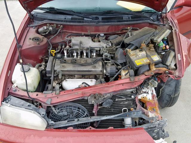 1NXBB02E6TZ397587 - 1996 TOYOTA COROLLA DX RED photo 7