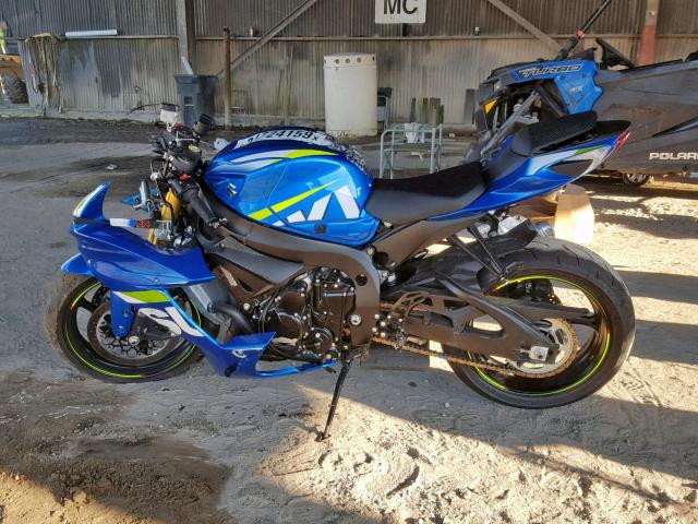 JS1GR7MA1G2101315 - 2016 SUZUKI GSX-R750 BLUE photo 9