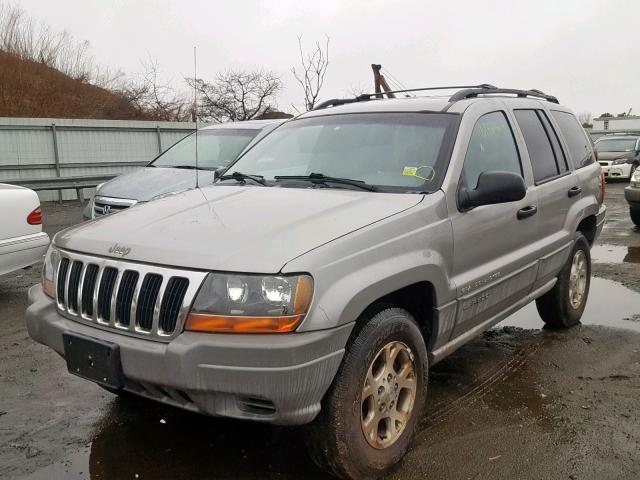 1J4GW48S7YC329373 - 2000 JEEP GRAND CHER GRAY photo 2