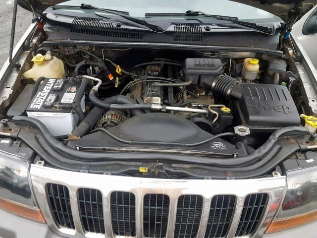 1J4GW48S7YC329373 - 2000 JEEP GRAND CHER GRAY photo 7