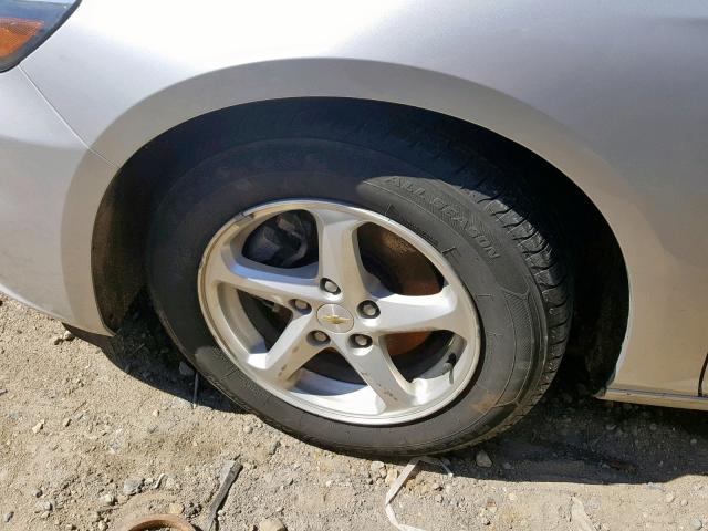 1G1ZC5ST4HF166400 - 2017 CHEVROLET MALIBU LS SILVER photo 9