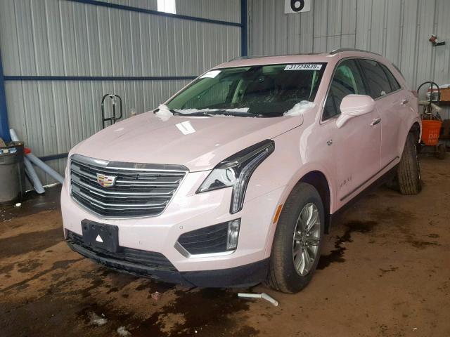 1GYKNDRS8HZ309139 - 2017 CADILLAC XT5 LUXURY PINK photo 2