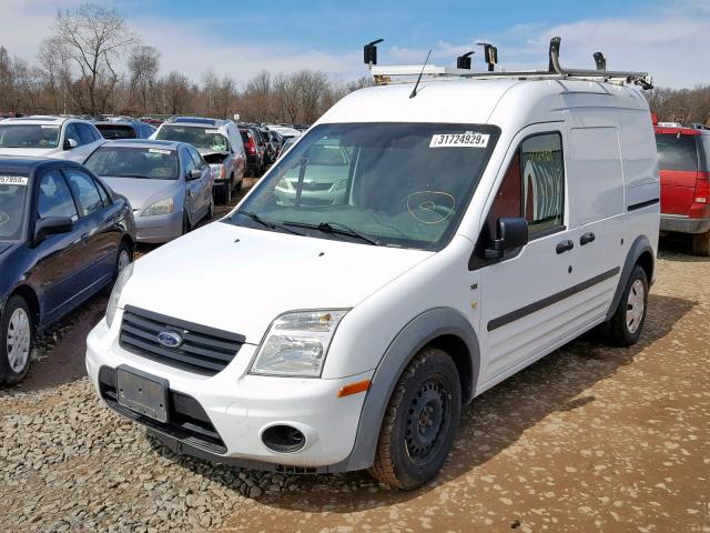 NM0LS7BN9DT165684 - 2013 FORD TRANSIT CO WHITE photo 2