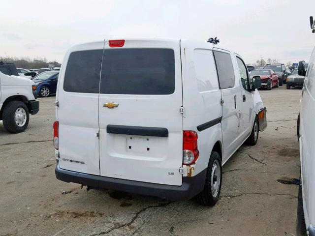 3N63M0YN3FK696238 - 2015 CHEVROLET CITY EXPRE WHITE photo 4