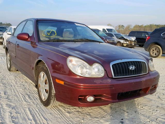 KMHWF25S62A592611 - 2002 HYUNDAI SONATA GL MAROON photo 1