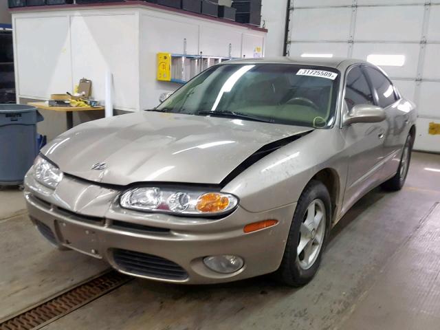 1G3GR64H114136073 - 2001 OLDSMOBILE AURORA TAN photo 2