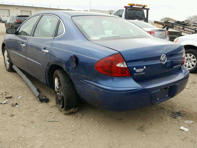 2G4WC532851278700 - 2005 BUICK LACROSSE C BLUE photo 3