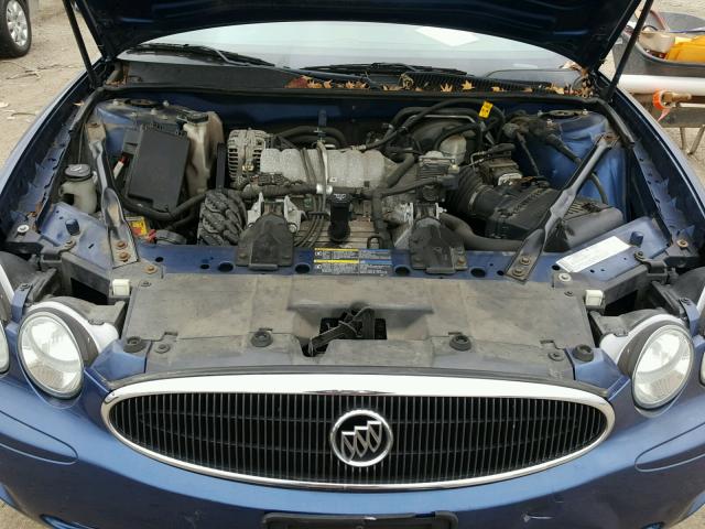 2G4WC532851278700 - 2005 BUICK LACROSSE C BLUE photo 7