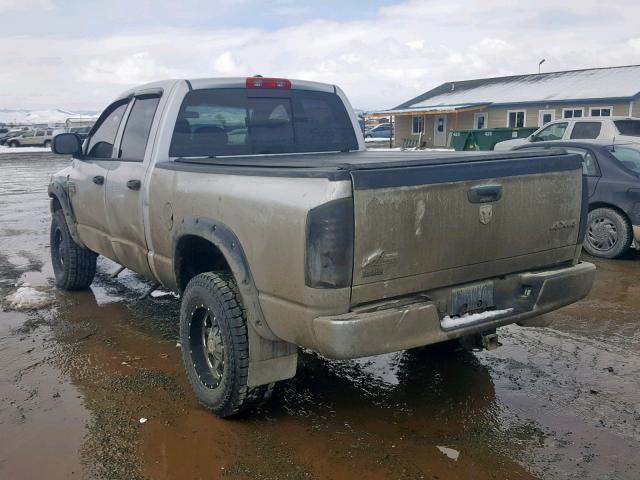 3D7KS28A08G192271 - 2008 DODGE RAM 2500 S GRAY photo 3