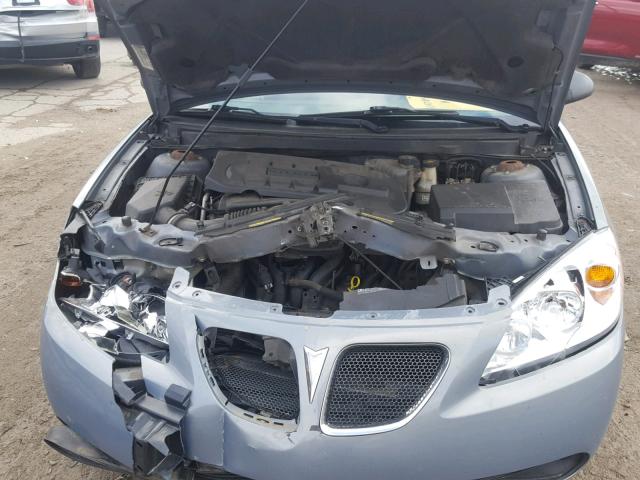 1G2ZF58BX74276010 - 2007 PONTIAC G6 VALUE L GRAY photo 7