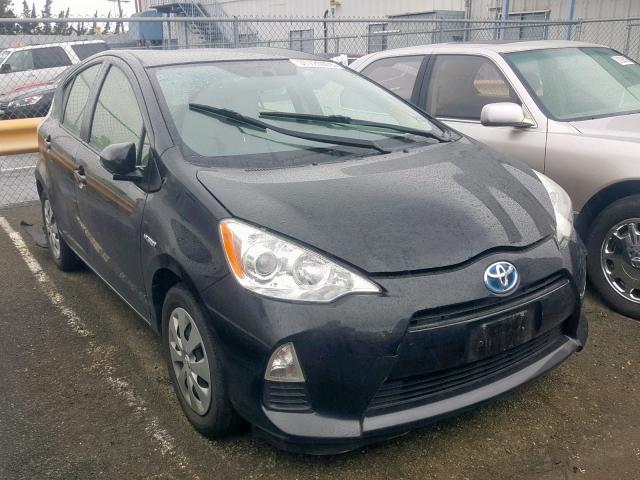 JTDKDTB35E1559938 - 2014 TOYOTA PRIUS C BLACK photo 1