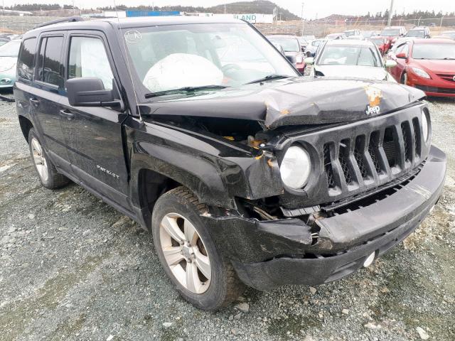 1C4NJRAB0ED564741 - 2014 JEEP PATRIOT BLACK photo 1