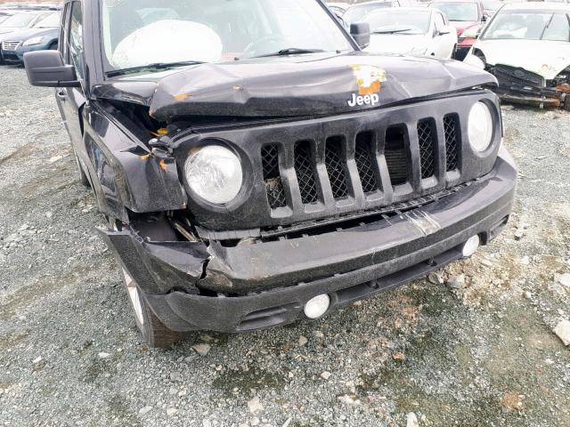 1C4NJRAB0ED564741 - 2014 JEEP PATRIOT BLACK photo 9