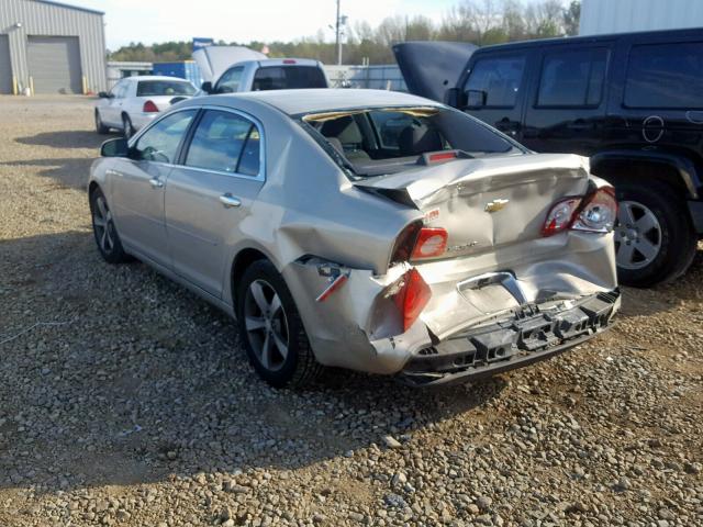 1G1ZC5EU2CF314573 - 2012 CHEVROLET MALIBU 1LT GOLD photo 3
