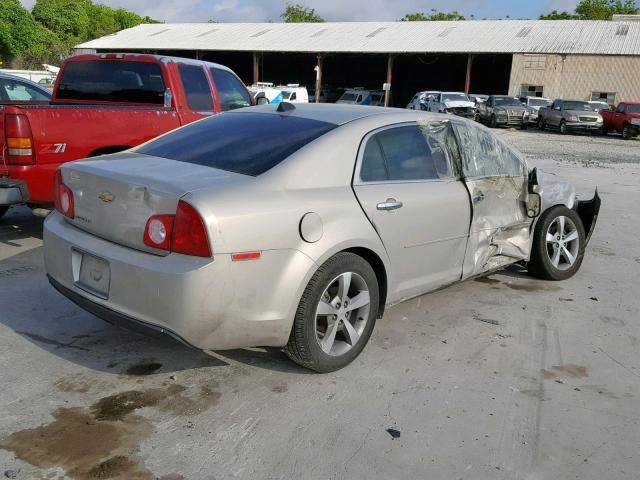 1G1ZC5E06CF317375 - 2012 CHEVROLET MALIBU 1LT 棕色 照片 4