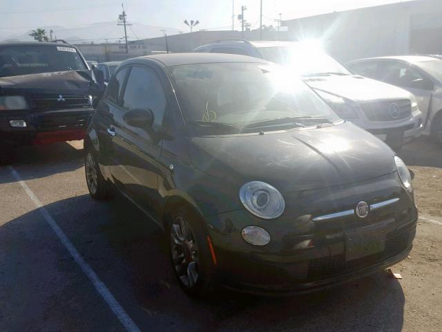 3C3CFFAR6CT343869 - 2012 FIAT 500 POP BLACK photo 1