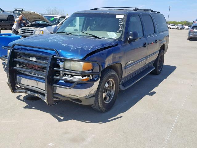 1GKFK16Z32J242489 - 2002 GMC YUKON XL K BLUE photo 2