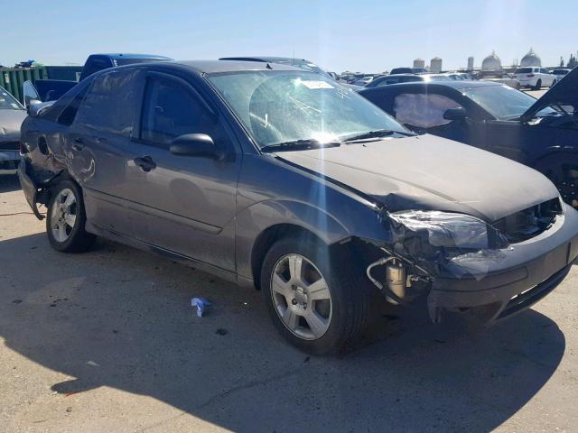 1FAHP34N37W287109 - 2007 FORD FOCUS ZX4 GRAY photo 1