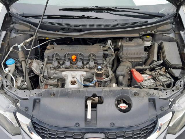 19XFB2F91DE250608 - 2013 HONDA CIVIC EXL GRAY photo 7