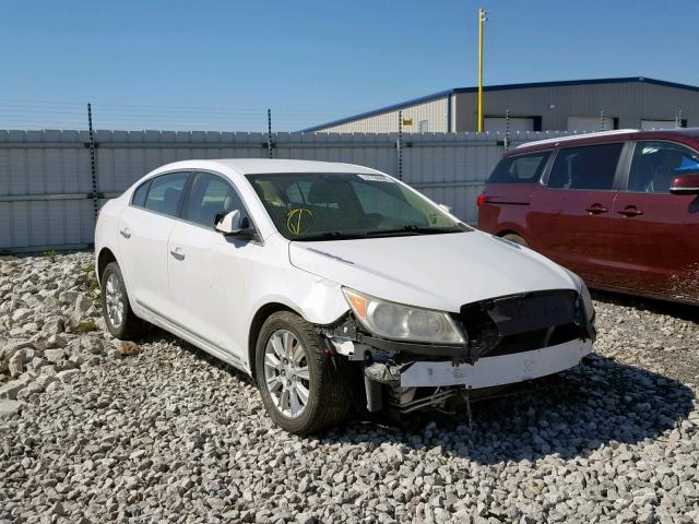 1G4GB5EG3AF110675 - 2010 BUICK LACROSSE C WHITE photo 1