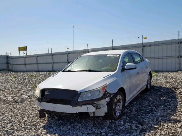 1G4GB5EG3AF110675 - 2010 BUICK LACROSSE C WHITE photo 2