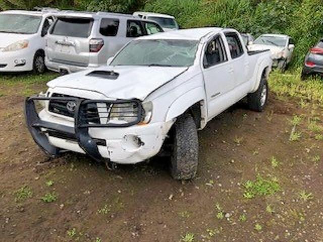 3TMMU52N05M001505 - 2005 TOYOTA TACOMA DOU WHITE photo 2