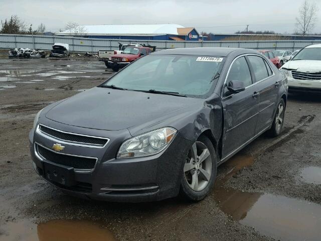 1G1ZC5E18BF174999 - 2011 CHEVROLET MALIBU 1LT CHARCOAL photo 2